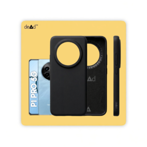 Silicone Back Cover for realme P1 Pro 5G (Black)