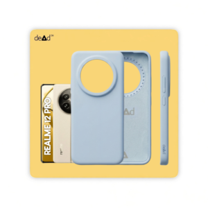 Silicone Back Cover for realme 12 Pro 5G (Mist Blue)