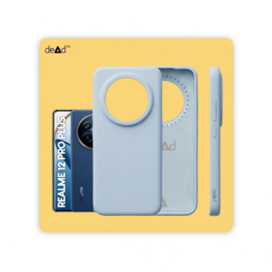 Silicone Back Cover for realme 12 Pro Plus 5G (Mist Blue)