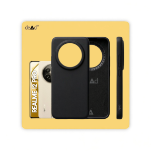 Silicone Back Cover for realme 12 Pro 5G (Black)