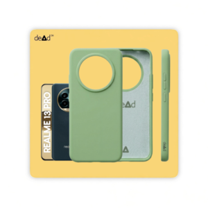 Silicone Back Cover for realme 13 Pro 5G (Gossip Green)