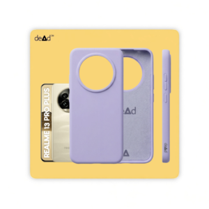 Silicone Back Cover for realme 13 Pro Plus 5G (Lavender)