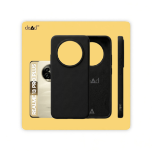 Silicone Back Cover for realme 13 Pro Plus 5G (Black)