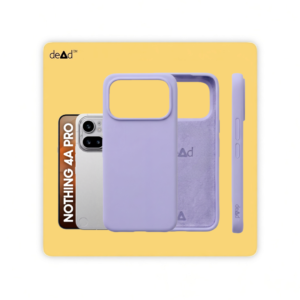 Silicone Back Cover for Nothing Phone 4a Pro (Lavender)
