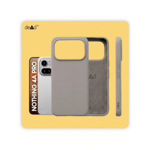Silicone Back Cover for Nothing Phone 4a Pro (Stone Gray)