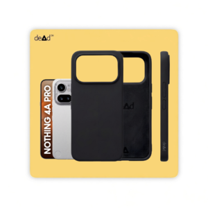 Silicone Back Cover for Nothing Phone 4a Pro (Black)