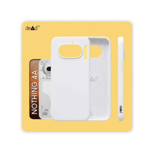 Silicone Back Cover for Nothing Phone 4a (White)