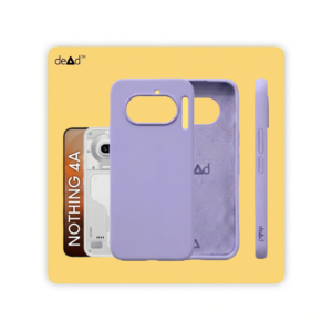 Silicone Back Cover for Nothing Phone 4a (Lavender)