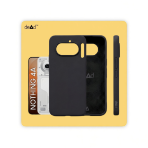 Silicone Back Cover for Nothing Phone 4a (Black)