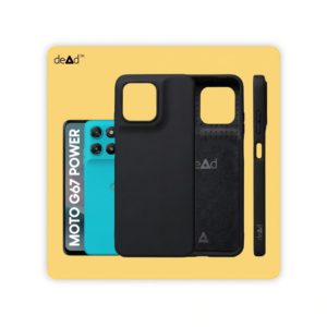Silicone Back Cover for MOTOROLA g67 power 5G (Black)