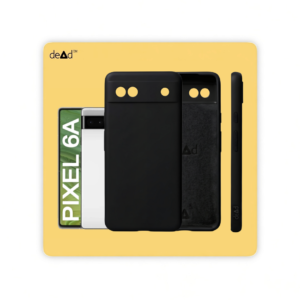 Silicone Back Cover for Google Pixel 6A (Black)
