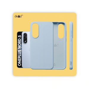 Silicone Back Cover for OnePlus Nord 5 (Mist Blue)