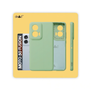 Silicone Back Cover for MOTOROLA Edge 50 Fusion (Gossip Green)