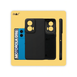 Silicone Back Cover for MOTOROLA G96 5G (Black)