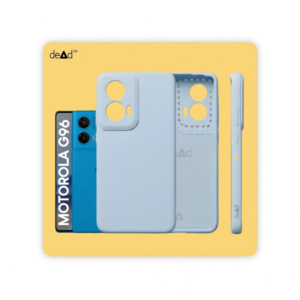 Silicone Back Cover for MOTOROLA G96 5G (Mist Blue)