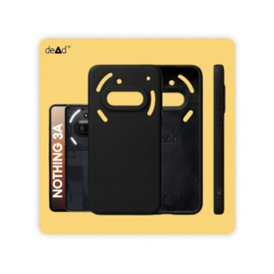 Silicone Back Cover for Nothing Phone (3a) (Black)
