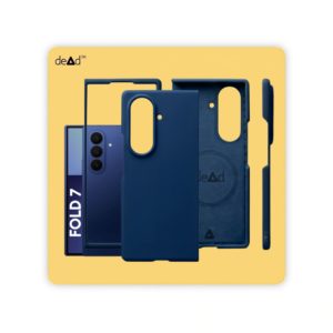 Silicone Back Cover for Samsung Galaxy Z Fold7 5G (Navy Blue)