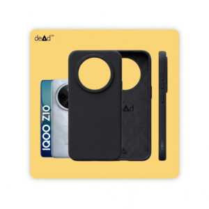 Silicone Back Cover for iQOO Z10 5G (Black)