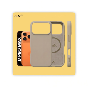 Silicone Back Cover for Apple iPhone 17 Pro Max (Stone Gray)