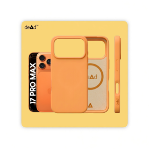 Silicone Back Cover for Apple iPhone 17 Pro Max (Pastel Orange)