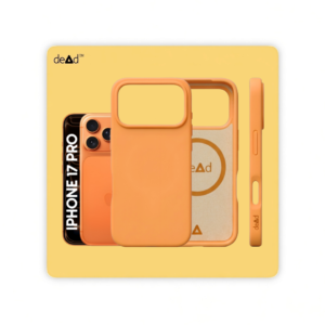 Silicone Back Cover for Apple iPhone 17 Pro (Pastel Orange)