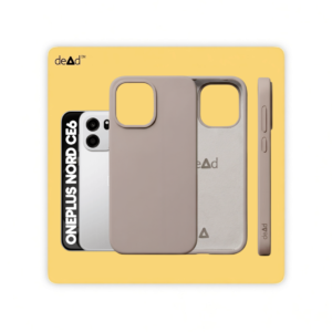 Silicone Back Cover for OnePlus Nord CE6 (Stone Gray)