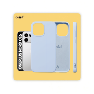 Silicone Back Cover for OnePlus Nord CE6 (Mist Blue)