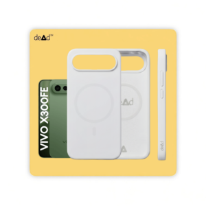 Silicone Back Cover for vivo X300 FE (White)