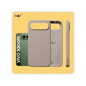 Silicone Back Cover for vivo X300 FE (Stone Gray)