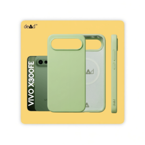Silicone Back Cover for vivo X300 FE (Gossip Green)
