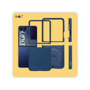 Silicone Back Cover for Samsung Galaxy Z Flip7 5G (Navy Blue)