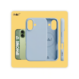 Silicone Back Cover for Apple iPhone 17 (Mist Blue)
