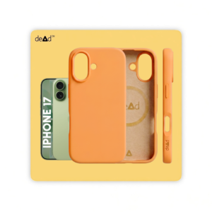 Silicone Back Cover for Apple iPhone 17 (Pastel Orange)