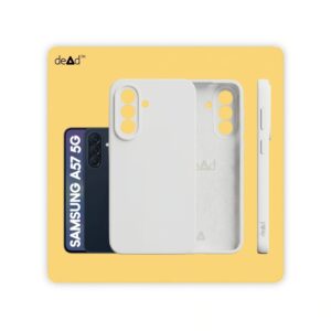 Silicone Back Cover for Samsung Galaxy A57 5G (White)