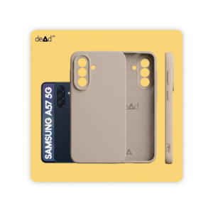 Silicone Back Cover for Samsung Galaxy A57 5G (Stone Gray)