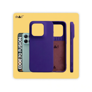 Silicone Back Cover for MOTOROLA Edge 70 Fusion (Purple)