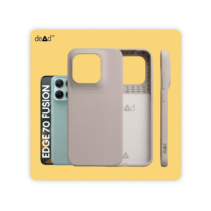Silicone Back Cover for MOTOROLA Edge 70 Fusion (Stone Gray)