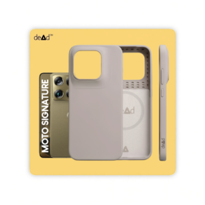 Silicone Back Cover for MOTOROLA Signature (Stone Gray)