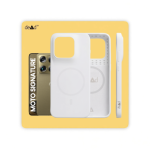 Silicone Back Cover for MOTOROLA Signature (White)