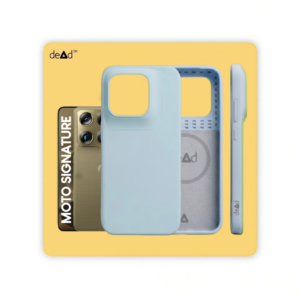 Silicone Back Cover for MOTOROLA Signature (Mist Blue)