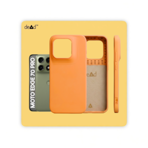 Silicone Back Cover for MOTOROLA edge 70 pro (Pastel Orange)