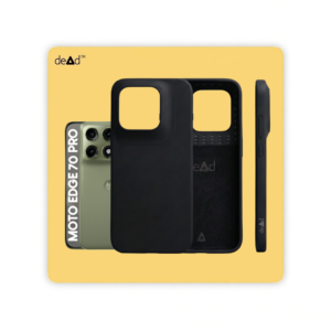 Silicone Back Cover for MOTOROLA edge 70 pro (Black)