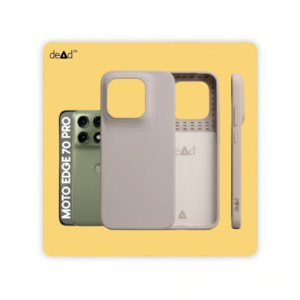 Silicone Back Cover for MOTOROLA edge 70 pro (Stone Gray)