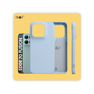 Silicone Back Cover for MOTOROLA Edge 70 Fusion (Mist Blue)