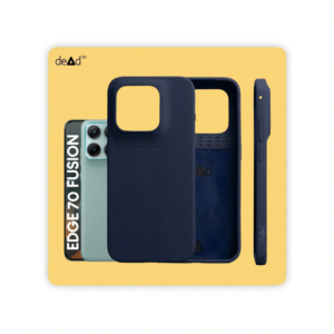Silicone Back Cover for MOTOROLA Edge 70 Fusion (Tuna Blue)
