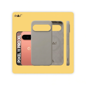Silicone Back Cover for Google Pixel 11 Pro XL (Stone Gray)