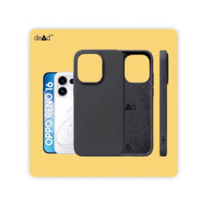 Silicone Back Cover for OPPO Reno16 5G (Charcoal Black)