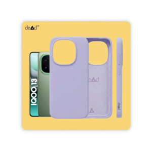 Silicone Back Cover for iQOO 13 5G (Lavender)