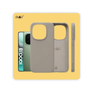 Silicone Back Cover for iQOO 13 5G (Stone Gray)