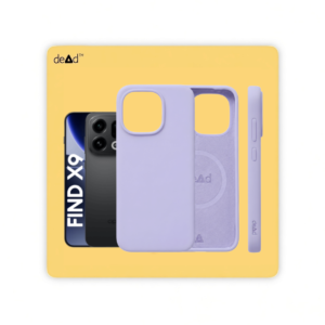 Silicone Back Cover for OPPO Find X9 (Lavender)